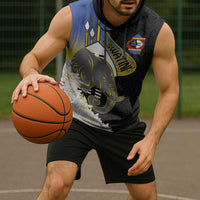 Eswatini Independence Day Sleeveless Hoodie Swaziland Nguni Shield African Pattern - Wonder Print Shop