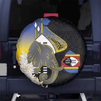 Eswatini Independence Day Spare Tire Cover Swaziland Nguni Shield African Pattern - Wonder Print Shop