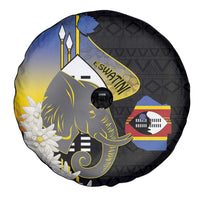 Eswatini Independence Day Spare Tire Cover Swaziland Nguni Shield African Pattern - Wonder Print Shop