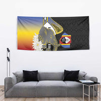 Eswatini Independence Day Tapestry Swaziland Nguni Shield African Pattern - Wonder Print Shop
