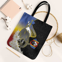 Eswatini Independence Day Tote Bag Swaziland Nguni Shield African Pattern - Wonder Print Shop