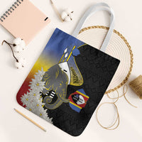 Eswatini Independence Day Tote Bag Swaziland Nguni Shield African Pattern - Wonder Print Shop