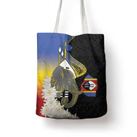 Eswatini Independence Day Tote Bag Swaziland Nguni Shield African Pattern - Wonder Print Shop