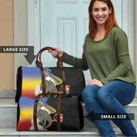 Eswatini Independence Day Travel Bag Swaziland Nguni Shield African Pattern - Wonder Print Shop