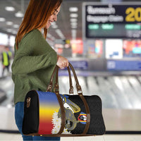 Eswatini Independence Day Travel Bag Swaziland Nguni Shield African Pattern - Wonder Print Shop