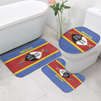 Swaziland Bathroom Set Siyinqaba Eswatini Flag Style - Wonder Print Shop