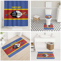 Swaziland Bathroom Set Siyinqaba Eswatini Flag Style - Wonder Print Shop