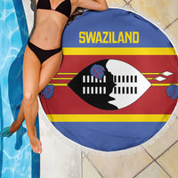 Swaziland Beach Blanket Siyinqaba Eswatini Flag Style - Wonder Print Shop