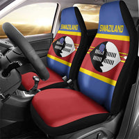 Swaziland Car Seat Cover Siyinqaba Eswatini Flag Style - Wonder Print Shop