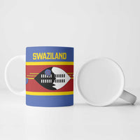 Swaziland Ceramic Mug Siyinqaba Eswatini Flag Style - Wonder Print Shop