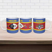 Swaziland Ceramic Mug Siyinqaba Eswatini Flag Style - Wonder Print Shop