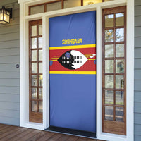 Swaziland Door Cover Siyinqaba Eswatini Flag Style - Wonder Print Shop