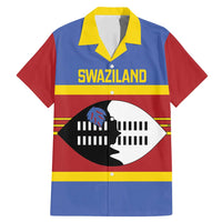 Swaziland Family Matching Mermaid Dress and Hawaiian Shirt Siyinqaba Eswatini Flag Style - Wonder Print Shop