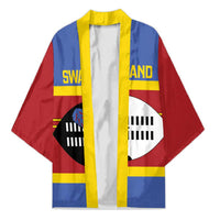 Swaziland Kimono Siyinqaba Eswatini Flag Style - Wonder Print Shop