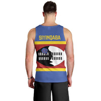 Swaziland Men Tank Top Siyinqaba Eswatini Flag Style - Wonder Print Shop