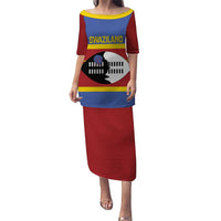 Swaziland Puletasi Siyinqaba Eswatini Flag Style - Wonder Print Shop