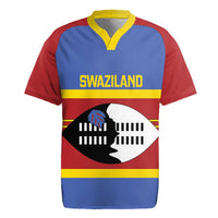 Swaziland Rugby Jersey Siyinqaba Eswatini Flag Style - Wonder Print Shop