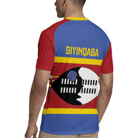 Swaziland Rugby Jersey Siyinqaba Eswatini Flag Style - Wonder Print Shop