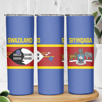 Swaziland Skinny Tumbler Siyinqaba Eswatini Flag Style - Wonder Print Shop
