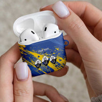 Eswatini Football Custom AirPods Case Sihlangu Semnikati Blue - Wonder Print Shop