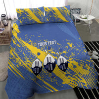 Eswatini Football Custom Bedding Set Sihlangu Semnikati Blue - Wonder Print Shop