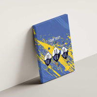 Eswatini Football Custom Canvas Wall Art Sihlangu Semnikati Blue - Wonder Print Shop