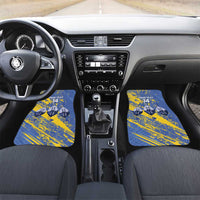 Eswatini Football Custom Car Mats Sihlangu Semnikati Blue - Wonder Print Shop