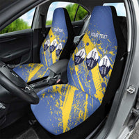 Eswatini Football Custom Car Seat Cover Sihlangu Semnikati Blue - Wonder Print Shop