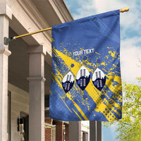 Eswatini Football Custom Garden Flag Sihlangu Semnikati Blue - Wonder Print Shop