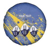 Eswatini Football Custom Spare Tire Cover Sihlangu Semnikati Blue - Wonder Print Shop