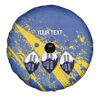 Eswatini Football Custom Spare Tire Cover Sihlangu Semnikati Blue - Wonder Print Shop