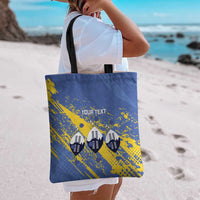 Eswatini Football Custom Tote Bag Sihlangu Semnikati Blue - Wonder Print Shop