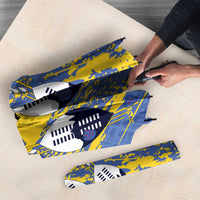 Eswatini Football Custom Umbrella Sihlangu Semnikati Blue - Wonder Print Shop