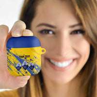 Eswatini Football Custom AirPods Case Sihlangu Semnikati Yellow - Wonder Print Shop