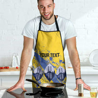 Eswatini Football Custom Apron Sihlangu Semnikati Yellow - Wonder Print Shop