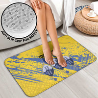 Eswatini Football Custom Bathroom Set Sihlangu Semnikati Yellow - Wonder Print Shop