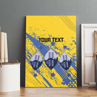 Eswatini Football Custom Canvas Wall Art Sihlangu Semnikati Yellow - Wonder Print Shop