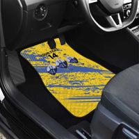 Eswatini Football Custom Car Mats Sihlangu Semnikati Yellow - Wonder Print Shop