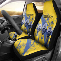 Eswatini Football Custom Car Seat Cover Sihlangu Semnikati Yellow - Wonder Print Shop