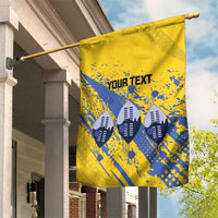 Eswatini Football Custom Garden Flag Sihlangu Semnikati Yellow - Wonder Print Shop