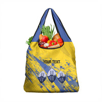 Eswatini Football Custom Grocery Bag Sihlangu Semnikati Yellow - Wonder Print Shop