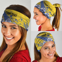 Eswatini Football Custom Neck Gaiter Sihlangu Semnikati Yellow - Wonder Print Shop