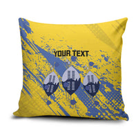 Eswatini Football Custom Pillow Cover Sihlangu Semnikati Yellow - Wonder Print Shop