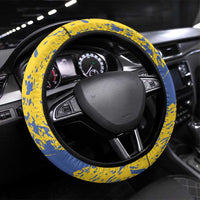 Eswatini Football Steering Wheel Cover Sihlangu Semnikati Yellow - Wonder Print Shop