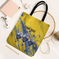 Eswatini Football Custom Tote Bag Sihlangu Semnikati Yellow - Wonder Print Shop