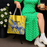 Eswatini Football Custom Tote Bag Sihlangu Semnikati Yellow - Wonder Print Shop