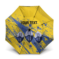 Eswatini Football Custom Umbrella Sihlangu Semnikati Yellow - Wonder Print Shop