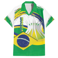 Brasilia Capital Hawaiian Shirt Brazil Flag Metropolitan Cathedral - Wonder Print Shop