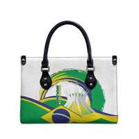 Brasilia Capital Leather Bag Brazil Flag Metropolitan Cathedral - Wonder Print Shop