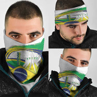 Brasilia Capital Neck Gaiter Brazil Flag Metropolitan Cathedral - Wonder Print Shop